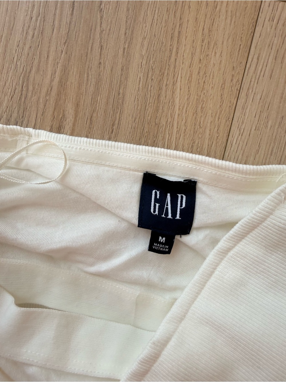 GAP White Strapless Maxi Dress women summer dress vacation chic - Picture 4 of 7